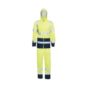 Active Gear Rainstorm regnsett - HiVis Gul/Marine