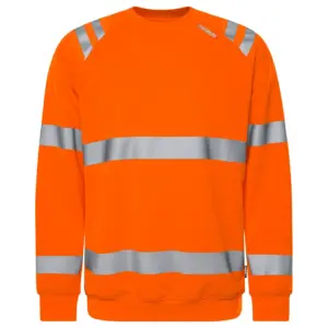 Fristads HiVis genser klasse 3 7862 GPSW - HiVis Orange
