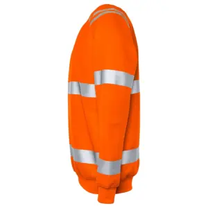 Fristads HiVis genser klasse 3 7862 GPSW - HiVis Orange - Bilde 4