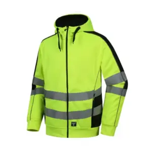 Pesso FL05 Fleecejakke - HiVis Gul/Sort - Bilde 2