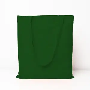 Printwear Handlenett i bomull med lange håndtak - Mørk Grønn