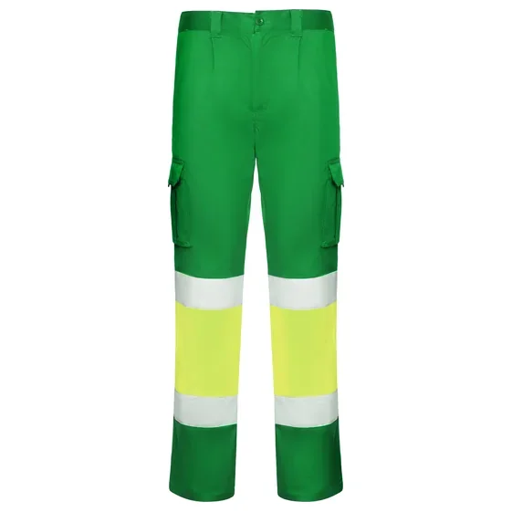 Roly Workwear Daily Stretch bukse - HiVis Grønn/Gul
