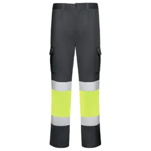 Roly Workwear Daily Stretch bukse - HiVis Grå/Gul