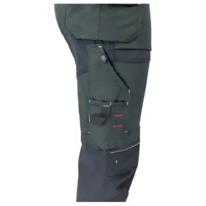 Rewelly Stretch Plus Construction arbeidsbukse - Mørk Grå - Bilde 4