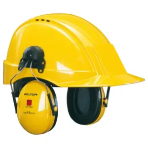 3M OPTIME I hjelmmontert - Gul