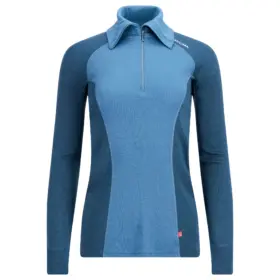 Aclima WarmWool Polo W's - Blue Fusion/Midnight Navy
